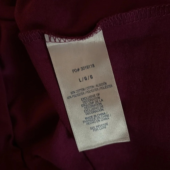 NAUTICA Sleepwear V neck Top Sz  Large - Picture 11 of 14